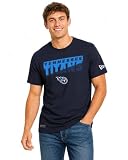 New Era NFL Men's Team Colors Scoreboard Short Sleeve Performance T-Shirt, Tennessee Titans, X-Large