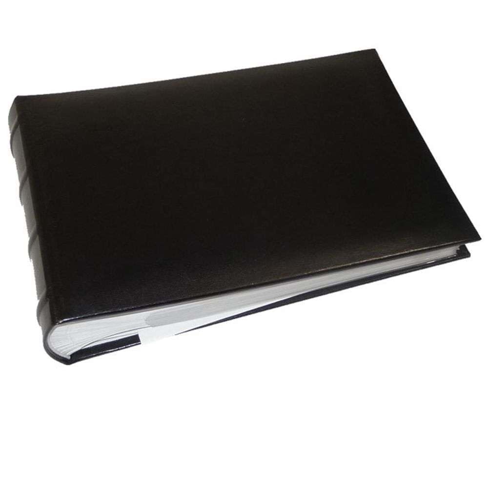 walther design Album fotograficzny czarny 100 zdjęć 15 x 20 cm memo book imitacja skóry z wypukłymi progami, Classic ME-373-B