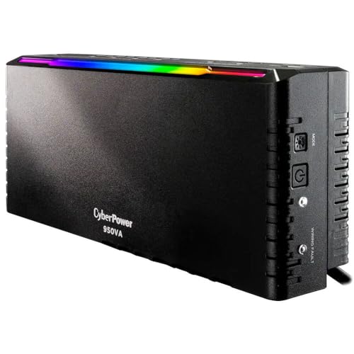 CyberPower GX950UC GX UPS Series 7 Outlet RGB Surge Protector with USB Ports - Black