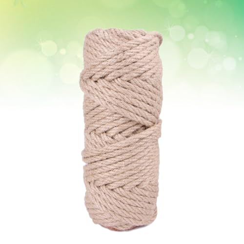 TOYANDONA 10m 6mm Natural Sisal Rope Cat Scratching Post Accessories Sturdy Cat Climbing Stand Material for Home Claw Grinding and Repair
