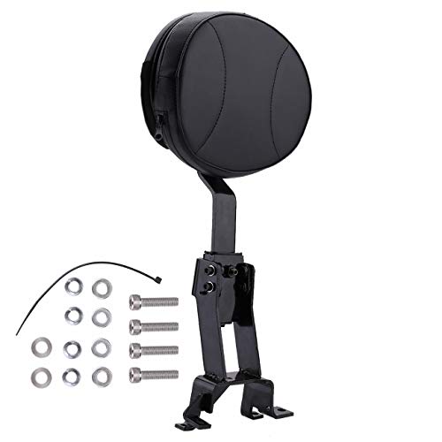 AUFER Driver Rider Backrest Sissy Bar Pad Back Rest Mounting Kit, for chief Classic Chieftain Roadmaster Springfield 2014-2019 (Detachable, Adjustable, Plug-In) - Thumbnail 4