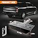 VKU Hitch Step for 2 Inch Receiver Classical Stars and Footprint Anti Slip Design Universal Rust Towing Bumper Guard for Trailer Tow Truck Pickup Car SUV Van RV