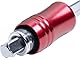 Connex Bithalter 2 in 1 - Geeignet für Bits & Stecknüsse - Mit einfachem Schnellwechsel-Mechanismus - Aus Chrom-Vanadium-Stahl & Aluminium / Stecknuss-Halter für Akkuschrauber / COXB973200