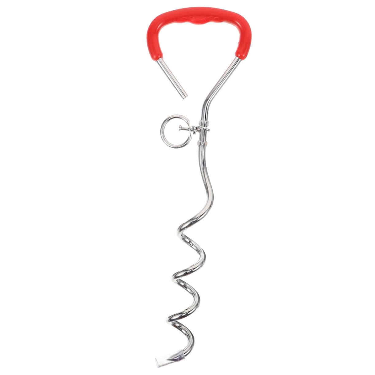 YARNOW 2 Piezas De Estaca para Corbata De Perro Anclajes De Tornillo En El Suelo Estacas De Metal para El Suelo Estaca para El Suelo para Perros Anclaje para El Suelo para Mascotas