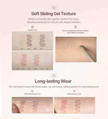 Heart Percent Dote On Mood Gel Eyeliner Retráctil miniatura 6