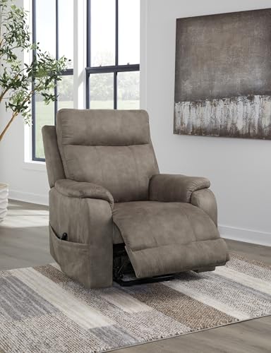 Signature Design by Ashley Dual Motor Power Lift Recliner, Heat & Massage - image 9