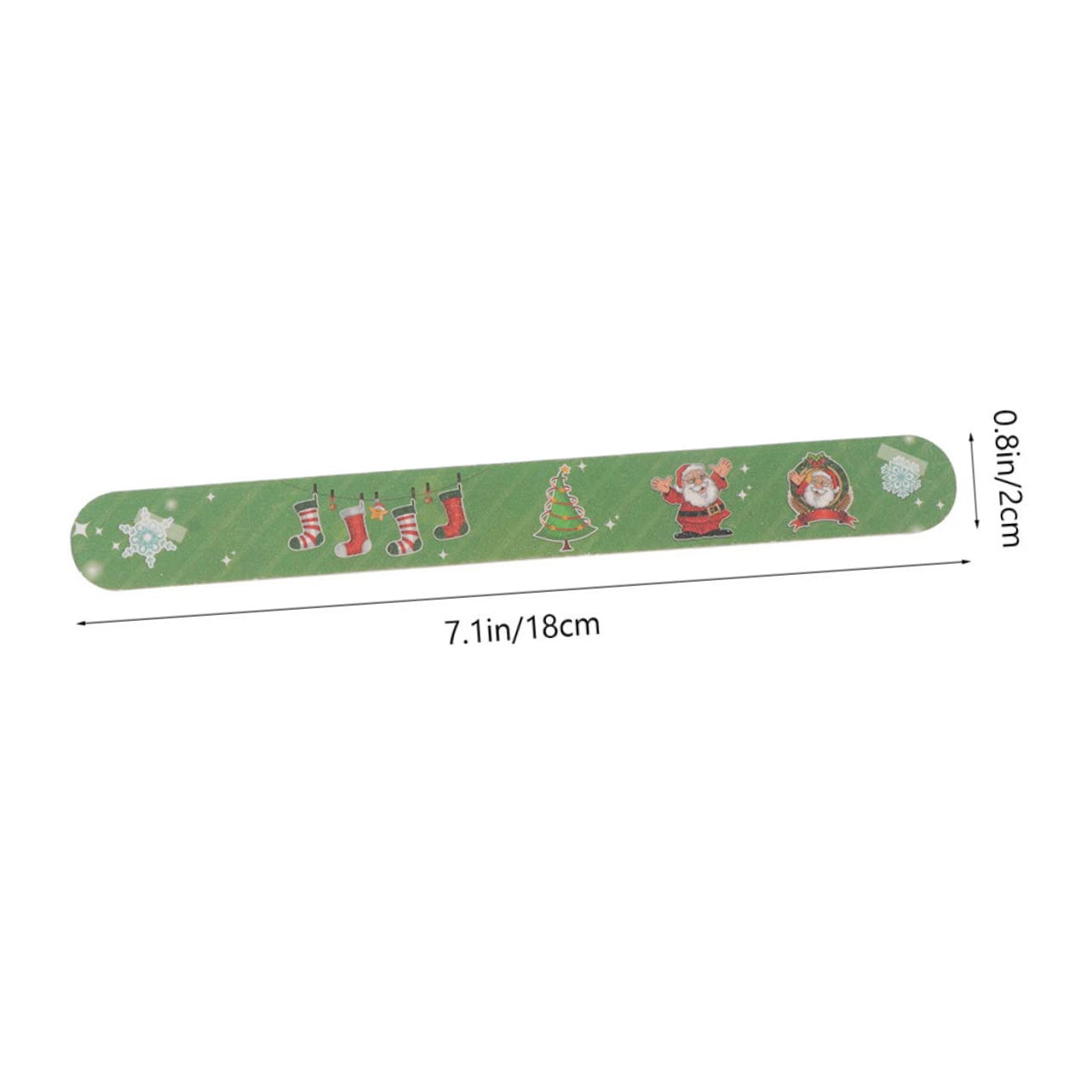 75pezzi Unghie Natalizie Per Manicure e Pedicure Grit Per Nail Art Design e Portatile Per Trattamento Unghie Festive