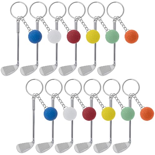 Porte-clés de club de golf pour animation de fête et prix d'école