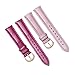 MJMT06 Genuine Leather Watch Strap for Women Quick Release Band 12mm 14mm 16mm 18mm 20mm Fashion Watchband Wristwatches(Purple SL,17mm)