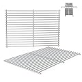 BBQration 7528 7524 19.5" Grill Grates for Weber Genesis 300 Series Genesis E310 E320 E330 S310 S320 S330 EP310 EP320 EP330 for Weber Genesis 300 Grill Parts, 7MM Stainless Steel
