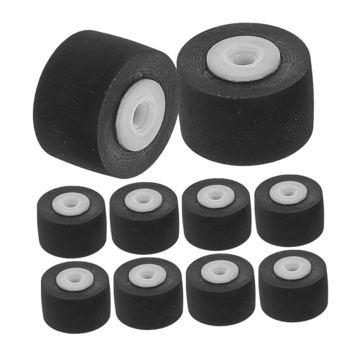 CONGARTENO 10pièces Roues De Pression Caoutchouc pour Magnétophone Accessoires De Réparation De Cassette Et Amplificateur Compatible avec Plusieurs Marques
