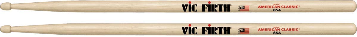 Vic Firth 85a American Hickory Wood Tip Drumsticks