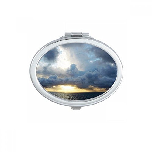 Miroir compact océan dark pour maquillage de poche portable - 2