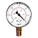 NOSHOK 100 Series ABS Dual Scale Dial Indicating Pressure Gauge with Bottom Mount, 2-1/2