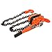 TFGCSG 3Ton Manual Lever Chain Hoist, 3 ton 6600LBS chain hoist 10 FT come along winch 2 Heavy Duty Hooks Industrial Grade Steel chain, G80 chain come along for Building Warehouse Automotive Machinery