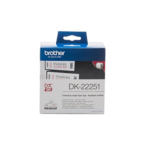 Rouleau de papier continu Brother pour imprimante d'étiquettes