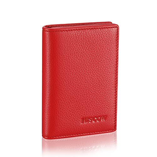 Image of HISCOW Business Card Holder with Large Compartment - Full Grain Leather