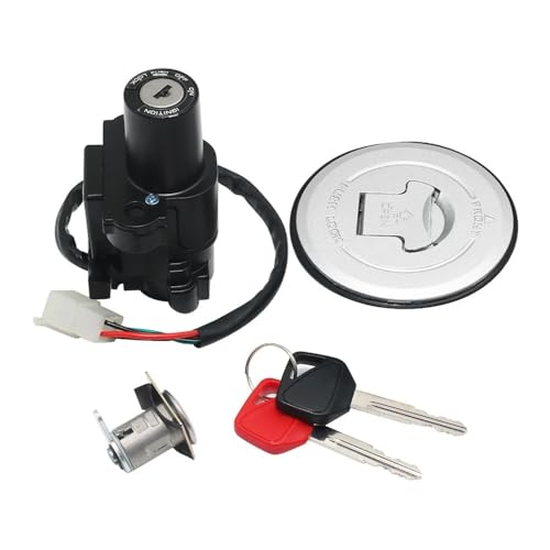 Interruptor de bloqueo de ignición de combustible para CB250 35010-KEA-J00 bombín llave 4