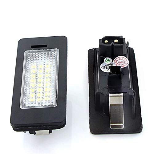 Luz de matrícula LED blanca para BMW E39 M5 y serie X5 X6 E70 E71 pack de 2 unidades
