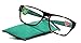 Brooklyn, Premium Reading Glasses, High End Readers +1.25.+1.75.+2.25.+3 Magnifying, Tortoise Green Square Frame. Pink. NY Fifth Avenue.