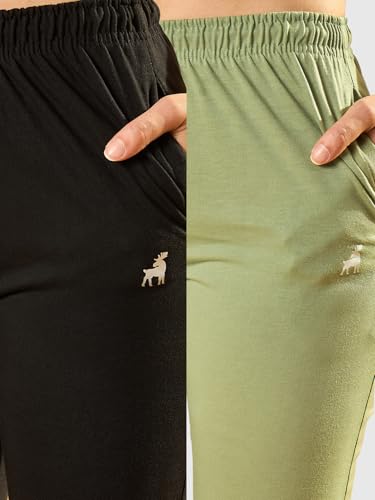 Image of Modeve Women Solid Cotton Blend Capri for summer|| Summer Wear