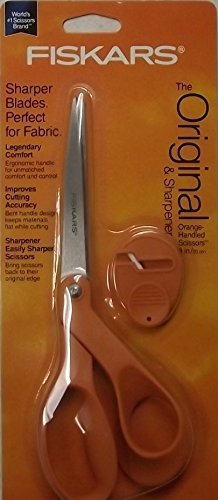 Fiskars 167550-1001 Origianl 8-Inch Scissors with Sewsharp Sharpener
