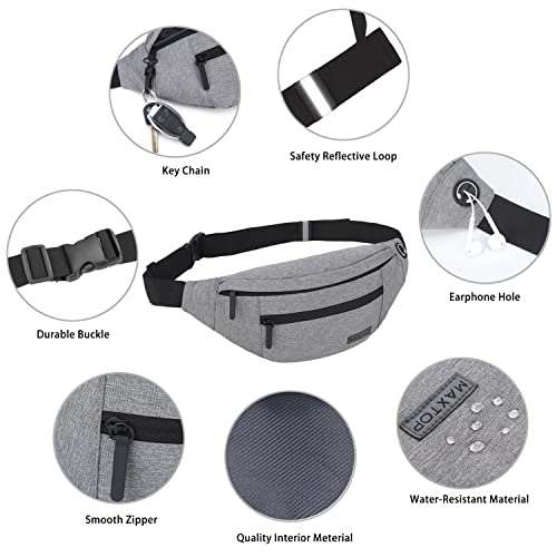Image of Crossbody bags for Women Travel Essentials Fanny Packs Men Cross Body Belt Bag Christmas Gifts Enjoy Festival Sports Yoga Workout Running Casual Waist Pack Carrying All Size Phones (Pack of 2)