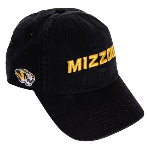 Gorra Universitaria Univ. Missouri Mizzou Tigres Negra miniatura 1