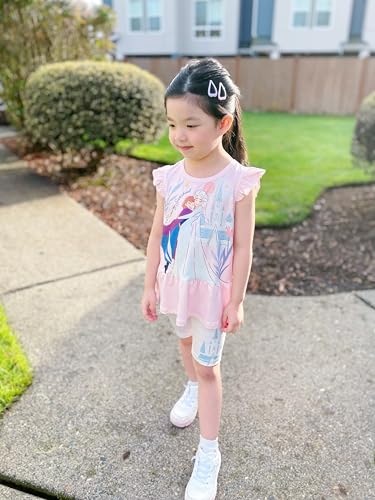 Image of Disney Minnie Mouse Frozen Princess Marvel Toddler Girls Clothes Long Sleeve Sweatshirt + Leggings 2pcs Outfits Set 2-6Y