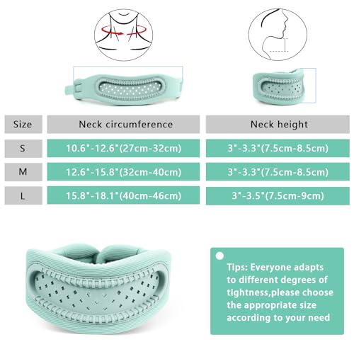 Image of Cervical Collar Neck Brace for Neck Pain & Pressure Relief, Breathable Silicone Frame with Memory Foam, Comfortable Neck Support for Men and Women(Blue)