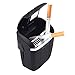 Produktbild NACHEN Auto Aschenbecher mit Deckel LED hängenden Auto Aschenbecher Cup Halter, Black