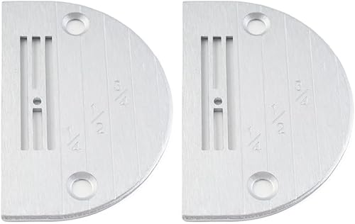 Miniatura 2 de FSFY E24 2pcs Zig Zag Needle Throat Plate Professional Sewing Machine Heavy Duty Sewing Machine Accessories For Brother Singer Industrial Sewing