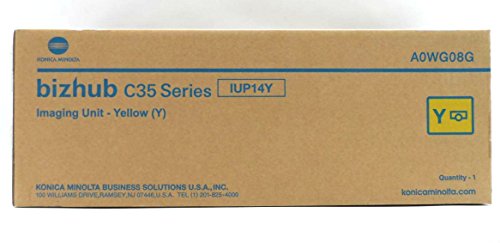 Konica-Minolta Genuine IUP14Y Yellow Imaging Unit for Bizhub C25 C35 C35P A0WG08G