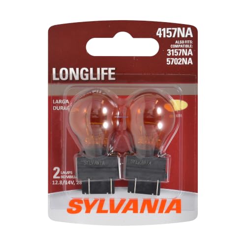 SYLVANIA - 4157NA Long Life Miniature - Amber...