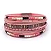 HAHAHE® Women's Boho Leather Wrap Bracelets Trendy Layered Bracelets with Magnetic Clasp Strackable Bohemian Jewelry Fashion Gifts (Pink)