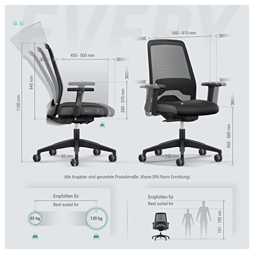 Interstuhl Every Schreibtischstuhl mit Netzrücken