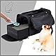 Tragbare Katzentoilette, schwarz, 2-in-1 Reise-Katzentoilette, Katzentoilette für Reisen, Faltbare Katzentoilette, geringes Gewicht