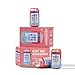 HOPWTR Ruby Red Grape Fruit - Sparkling Hop Water, Sugar Free Non Alcoholic Drinks & NA Beer Alternative, Low Carb Adaptogen Drink with Nootropics, Zero Calories Sparkling Water (12 Pack, 12oz Cans)