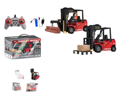 Verano-JP 1:24�����������R���t�H�[�N���t�g�N���[�����ݎԗ��������� �X�v���[�E���C�g�E���y�t�� 2.4G 10�`�����l�� �㉺���t�H�[�N 4?6�Βj���������A���d�@���[�h���[�_�[�i���b�h 1:24 �A���~�j�E�����������R���N���[���y�X�v���[