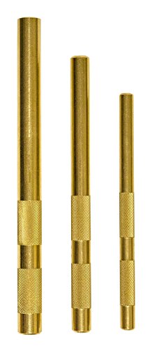 Image of Mayhew Tools 67002 Brass Drift Punch, 5 /8-16mm x 8 inch, 1 /2-13mm x 7 inch & 3 /8-10mm x 6 inch