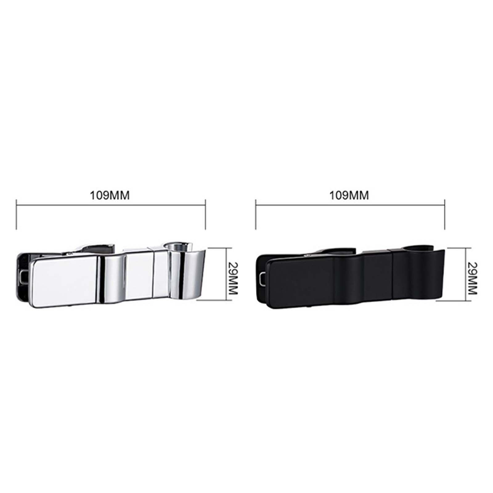 Soporte de Ducha, For Varillas de elevación Mango Ducha Altura Ajustable 35(Black)