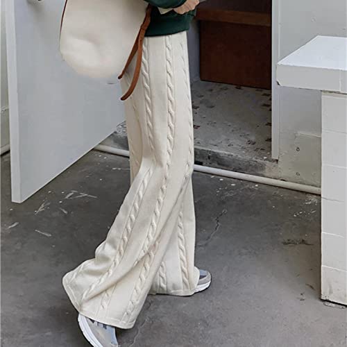 Pantalon en tricot pour femme idée cadeau de Noël et Nouvel An élégant