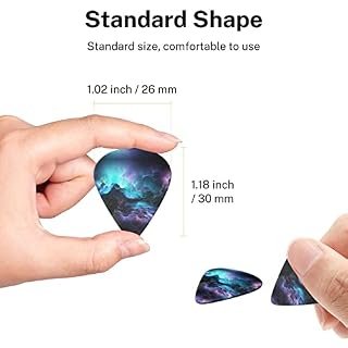 3D Graphics Universe Space Lot de 6 médiators pour guitare acoustique, guitare électrique, basse, ukulélé – fins, moyens… - Les Beatles, Paul McCartney, John Lennon, RIngo Starr, George Harrison 3D Graphics Universe Space Lot de 6 médiators pour guitare acoustique, guitare électrique, basse, ukulélé – fins, moyens… – Image 7