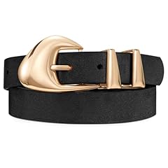 Suede Black(gold Buckle)