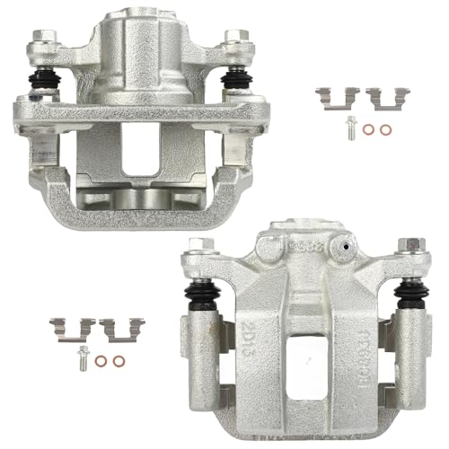 Image of SCITOO 19B6696 19B6697 Rear Left & Right Disc Brake Calipers Assembly w /Bracket For Nissan For LEAF 2011-2022,For Nissan For Rogue 2014-2020,For Nissan For Rogue Sport 2017-2022