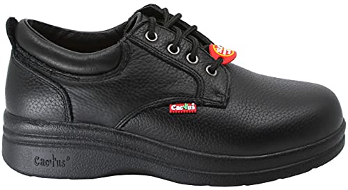 CACTUS Men’s 4620 4” Certified Slip-Resistant Tumbled Full Grain Leather Slip Resistant Rubber Outsole Restaurant Kitchen Work Shoe Non Slip2