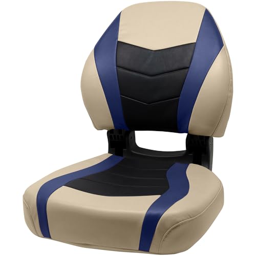 Overton's Torsa Pro Elite Boat Seat - The Ultimate Fishing Seat - Foldable and Comfortable for Long Days on The Water