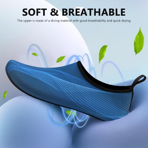 Image of Water Shoes for Women Men Quick-Dry Barefoot Aqua Socks Swim Pool Non Slip Surf Yoga Exercise Outdoor Trave Essentials
