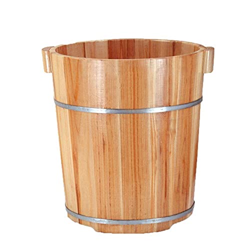 Cubo de Madera Natural para pediluvio, Lavabo para pedicura, Lavabo para pies, Cubo de Madera, Lavabo para pies, bañera para pies, bañera para pies, bl para pies, bles de Madera, Regalo p