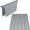 Silicone Sink Mat Divider Mat Sink Saddle Kitchen Protector Grey